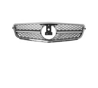 Pour W204 Pour Classe C C204 S204 2007-2014 C180 C200 C250 C300 C350 Diamond AMG GT Style Calandre Avant(AMG-Chrome Black)