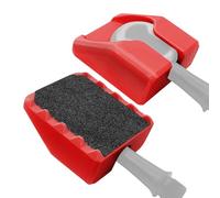 Pour WAHOO Speedplay Convertisseur Clipless à pédale plate | Installation sans outil | Double design antidérapant (rouge)