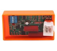 Pour WAVE100 YX140 Pour Compétitif YX160 AT110 C90 Pour POP100 Programmable CDI Moto Allumage 5 Broches AC Boîte Allumeur Allumage(Orange)