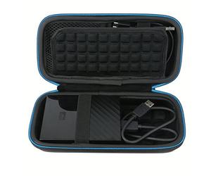 pour WD My Passport/pour Samsung/pour Toshiba Portable Disque Dur Externe Portable Étui Housse par Khanka (Black 2)