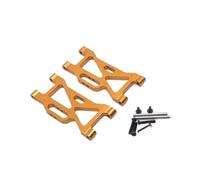 Pour Weili 104001 104002 1/10 Amélioration Métal Modification Avant Pour Bras Oscillant Voiture Télécommandée Rc Modèles Composants(Yellow)