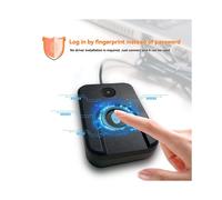 Pour Windows 10 et 11: Lecteur/Scanner D'Empreintes Digitales Biométriques USB pour Connexion Sécurisée au Compte