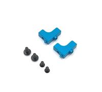 pour WLtoys 1/14 144010 144001 144002 1/12 124016 124017 124018 124019 RC Voiture Mise À Niveau en Métal Support Servo Pièces De Rechange Modifiées Accessoires RC(Blue)