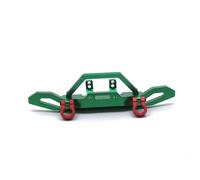 Pour WLtoys 104001 104002 1/10 Pare-chocs Avant En Métal Mise À Niveau Modification Pièces De Voiture RC Réparation Et Remplacement Pare-chocs Pièces(Green)