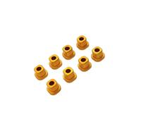 Pour WLtoys 104001 104002 104072 1/10 Métal Avant Et Arrière Pour Capuchon D'axe De Bras Oscillant Amélioration Pour Voiture Radiocommandée Pièces RC Jouets Accessoires(Yellow)