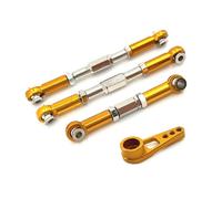 Pour WLtoys 104016 104018 104009 12401 12402 12403 12404 12409 1/10 Pièces Détachées Pour Voitures Radiocommandées Biellette Direction Pour Bras Oscillant Rc Modèles Composants(Yellow)