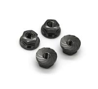 Pour WLtoys 104072 104001 104002 1/10 RC Télécommande Voiture 4WD 4PCS Pour Racing Métal Mise À Niveau Accessoires M4 Écrou Blocage Pièces De Réparation Accessoires Rc(Light Grey)