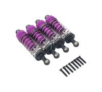 Pour Wltoys 124016 124016 124017 124019 144001 144002 4 Pièces En Métal Pour Amortisseur À Ressort Et Accessoires De Voiture Rc Mise À Niveau Remplacement Utilisation Amortisseur RC