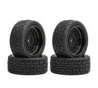 pour Wltoys 144001 1/10 1/16 1/18 Rc Voiture 4 Pièces Pneus Roues 12mm Moyeu Hexagonal en Caoutchouc Pneu Mise À Niveau Modifier Accessoires Décoration Rc Mise Niveau Composant