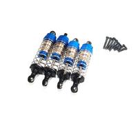 Pour Wltoys 144001 124017 124019 Amortisseurs Avant Et Arrière À Huile 4 Pièces Amortisseurs Préremplis 500CTS Silence Oil Accessoires Pièces Amortisseur Spécial RC(Blue)