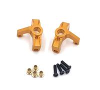 Pour Wltoys 144001 124019 124017 124019-1251 Pièces Mise Niveau En Métal Moyeu Coupelle Direction Avant Alliage Accessoires Pièce PièCes Rc(Yellow)