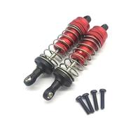 Pour WLtoys 144001 1316 Amortisseur Voiture RC Pièces De Rechange Pour Mise À Niveau Ou Réparation Pièces Rechange(Red)
