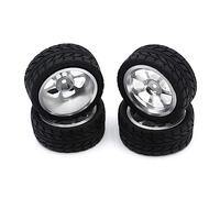 Pour Wltoys 144001 144010 124007 124016 124019 A959 A959-B 4 pièces 65 mm pneu en caoutchouc jante de roue métallique 12 mm Hex RC pièces de mise à niveau de voiture accessoires de rechange