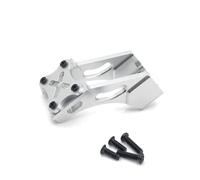 Pour Wltoys 144001 144010 124007 124017 124019 184016 Support Fixation D'aileron Arrière Métal Voiture Télécommandée Accessoires Mise À Niveau Remplacement Accessoires voitures RC(Silver)