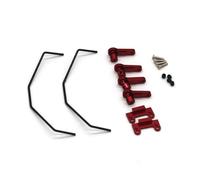 Pour Wltoys 144001 144010 124016 124018 124007 124017 124019 RC Télécommande Voiture Accessoires Mise À Niveau Métal Ensemble Barres Anti-roulis PièCes Rc(Red)