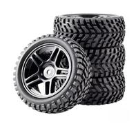 Pour Wltoys 144001 Pour Scx10 Pour Traxxas Pour Trx-4 Pour Tamiya Pour Buggy 1/12 1/14 1/10 Roues Moyeu Hexagonal Pneus 2,9 Pouces Voiture RC Tout Pour Terrain ModèLes Mise Niveau Rc(D Black)