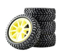 Pour Wltoys 144001 Pour Scx10 Pour Traxxas Pour Trx-4 Pour Tamiya Pour Buggy 1/12 1/14 1/10 Roues Moyeu Hexagonal Pneus 2,9 Pouces Voiture RC Tout Pour Terrain ModèLes Mise Niveau Rc(C yellow)