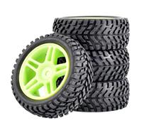 Pour Wltoys 144001 Pour Scx10 Pour Traxxas Pour Trx-4 Pour Tamiya Pour Buggy 1/12 1/14 1/10 Roues Moyeu Hexagonal Pneus 2,9 Pouces Voiture RC Tout Pour Terrain PièCe Accessoire Rc(D green)