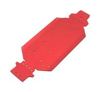 Pour Wltoys 144010 144001 144002 1/14 Pièces Voiture Télécommandée Mise Niveau Plaque Base Métallique Accessoires Réparation Et Remplacement Pièces Améliorations RC(Red)