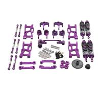 Pour Wltoys 144010 144001 144002 124017-16-18 124019 Métal Pour Ensemble D'amortisseurs À Ressort Pièces Et Accessoires De Voiture Rc Remplacement De Mise À Niveau Amortisseur RC
