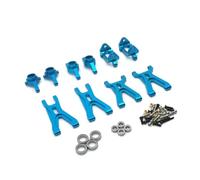Pour WLtoys 184011 A949 A959 A969 A979 K929 Ensemble De Coupelles De Direction En Métal Pièces Et Accessoires De Voiture Télécommandée Mise À Niveau Remplacement RC Coupelle Direction(Blue)