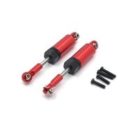 Pour WLtoys 184011 A949 A959 A969 A979 K929 Métal Mise À Niveau Réfection Des Amortisseurs Hydrauliques Avant Et Arrière Pièces De Voiture Télécommandée Pièces Rechange(Red)