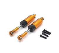 Pour WLtoys 184011 A949 A959 A969 A979 K929 Métal Mise À Niveau Réfection Des Amortisseurs Hydrauliques Avant Et Arrière Pièces De Voiture Télécommandée Pièces Rechange(Yellow)