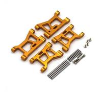 Pour WLtoys 184016 1/18 Métal Bras D'ourlet Avant Et Arrière Voitures Télécommandées Pièces De Rechange Pour Mise À Niveau Ou Réparation RC Jouets Accessoires(Yellow)