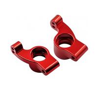 Pour WLtoys 244016 Pour Losi Micro B T 1/24 Voiture RC Pièces Accessoires D'amélioration Moyeux Arrière Aluminium 2 Pièces Fusées Direction RC Crawlers Pièces(Red)