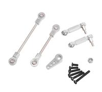 Pour Wltoys 284131 284010 K969 K979 K989 P929 28 4161Bras Servo En Métal Télécommande Accessoires Rc(Silver)