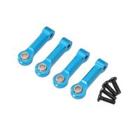 Pour Wltoys 284131 284161 284010 K989 K969 Télécommande Pour Chariot Accessoires 4PCS Métal Fixe Supérieure Pour Bras Oscillant Accessoires Rc(Blue)