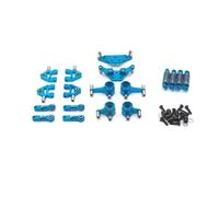Pour WLtoys 284131 K969 K979 K989 K999 1/28 Métal Pour Bras Oscillant Coupelle Direction Support Damortisseur CVD Ensemble Pièces Mise Niveau Voiture RC Pièces Voitures RC(SKY BLUE)