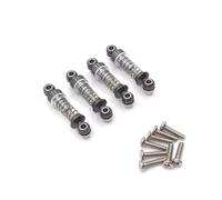 Pour Wltoys 284131 K969 K979 K989 K999 P929 P939 1/28 Métal Mise À Niveau Amortisseur Réglable RC Voiture Accessoires De Rechange Mise À Niveau Remplacer Utiliser Amortisseur RC(Gray)