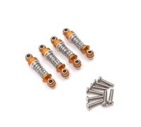 Pour Wltoys 284131 K969 K979 K989 K999 P929 P939 1/28 Métal Mise À Niveau Amortisseur Réglable RC Voiture Accessoires De Rechange Mise À Niveau Remplacer Utiliser Amortisseur RC(Yellow)