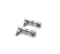 Pour WLtoys 284131 K969 K979 K989 K999 P929 P939 1/28 Métal Mise À Niveau Bras Direction Arrière RC Voiture Mises À Niveau Réparations Pièces Composants Rc(Silver)