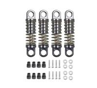 Pour Wltoys 284131 K969 K979 K989 K999 P929 P939 1/28 RC Car Upgrades Parts 4pcs Amortisseur En Métal PièCes D'Amortisseur(Grey)