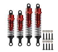 Pour Wltoys 959-31/32 L969 L979 L202 L212 L222 L959 K959 Avant En Métal 50-62 Mm Arrière 55-75 Mm Amortisseur De Rechange Pour Voiture RC RC Car Amortisseurs(Red)