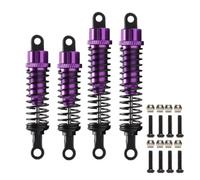 Pour Wltoys 959-31/32 L969 L979 L202 L212 L222 L959 K959 Avant En Métal 50-62 Mm Arrière 55-75 Mm Amortisseur De Rechange Pour Voiture RC RC Car Amortisseurs(Purple)