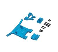 Pour Wltoys DIY 124016 124019 Protection De Pare-chocs Avant En Alliage D'aluminium Pour Voiture Pour Buggy RC Pièces De Rechange Et De Réparation Pare-chocs Pièces(Blue)