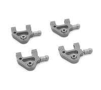 pour Wltoys P929 P939 K979 K989 K999 K969 1/28 RC Car Sare Parts Amortisseur en Métal Coupelle De Direction CVD pour Bras Oscillant Mise À Niveau Costume RC Accessoire De Pièce(Gray Swing Arm)