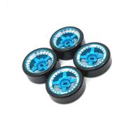 Pour WLtoys Pour Kyosho 1/28 Métal Pneu De Dérive Étroit 27 Mm Amélioré Voiture RC Pièces Détachées Pièces Rechange(SKY BLUE)