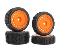 Pour Wltoys Pour Losi Micro-b Pour Losi Micro-t 244016 1/24 1/28 Pneus Roues Jantes Moyeu Pneus RC Pièce Mise Niveau RC Voitures Modèles(Orange,B)