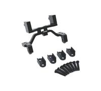 Pour WPL 1/10 C74 1/16 Kit De Direction À Embase Fixe Portée Complète Pour Voiture Télécommandée Avec Ressort Fixation En Métal Accessoires Voiture Rc(Black)