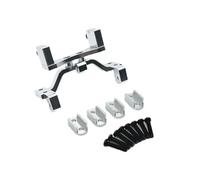 Pour WPL 1/10 C74 1/16 Kit De Direction À Embase Fixe Portée Complète Pour Voiture Télécommandée Avec Ressort Fixation En Métal Accessoires Voiture Rc(Silver)