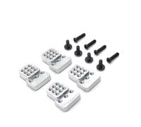 Pour WPL 1/16 C14 C24 Pour MN D90 1/12 Support Suspension Rechange Métal Accessoires Voiture Télécom Mandée Pièces RC ModèLes Mise Niveau Rc(Silver)