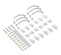 Pour WPL B1 B14 B-14 B16 B24 B-24 C14 C-14 C24 C-24 B16 6x6 4x4 1/16 Camion Militaire Métal Acier Pour Lames Pour Ensemble Suspension À Ressort Accessoires Rc(Silver,6WD)