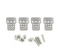 Pour WPL B1 B14 B16 B24 C14 C24 B36 Pour MN D90 D91 Support Damortisseur Réglable Métal Pour Siège Voiture RC Extension Pièces Voitures RC(Silver)
