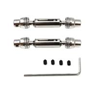 Pour WPL B36 B16 C14 C24 B24 1/10 1/12 1/16 RC Arbres De Transmission | Accessoires voitures RC Pièces De Voiture RC, Arbre D'entraînement Avant Et Arrière En Métal(Silver)