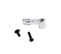 Pour WPL C14 C24 B14 B16 B24 B36 Pour MN D90 D91 D96 99S Pour WLtoys 12428 12429 A959 A949 A969 A979 K929 Bras Servo 25T En Métal Mise Niveau Pièces Voitures RC(Silver)