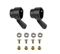 pour WPL C14 C24 C34 C44 B14 B1 B16 B24 B36 pour MN D90 D91 pour MN99S 1Paire Coupelles Direction Métalliques Essieu Avant Voiture RC Accessoires D'amélioration Bloc Direction